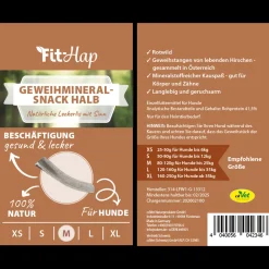 Fit-Hap Geweihmineral-Snack halb M (80-120 g)