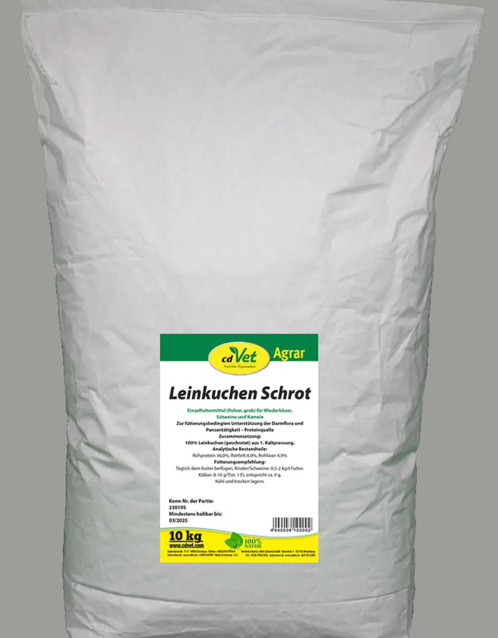 Leinkuchen-Schrot 10 kg