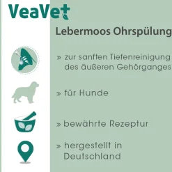 VeaVet Lebermoos Ohrspülung 100 ml
